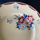 Plat creux à fleurs vintage