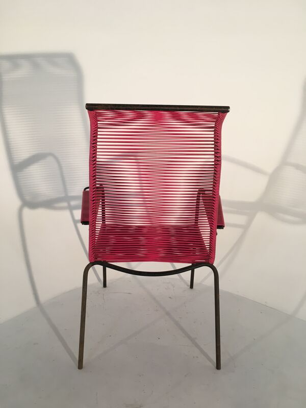 Fauteuil scoubidou haut dossier