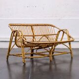 Rattan bench