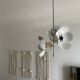 Suspension vintage 1970 fleurs