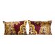 Set of 2 vintage velvet cushion covers 61x41 cm