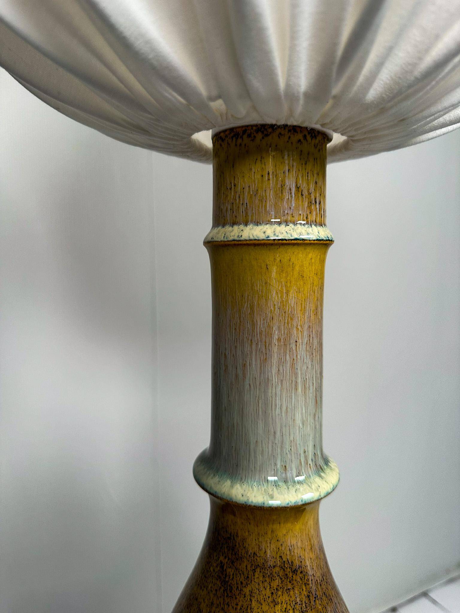 Large unique modern mid-century table lamp by Carl Harry Stålhane Rörstrand, 1950s.