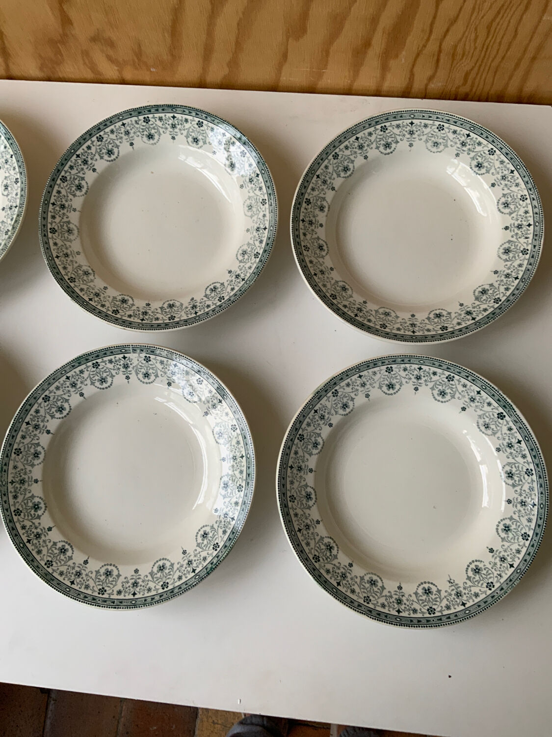 Assiettes à soupe Terre de Fer