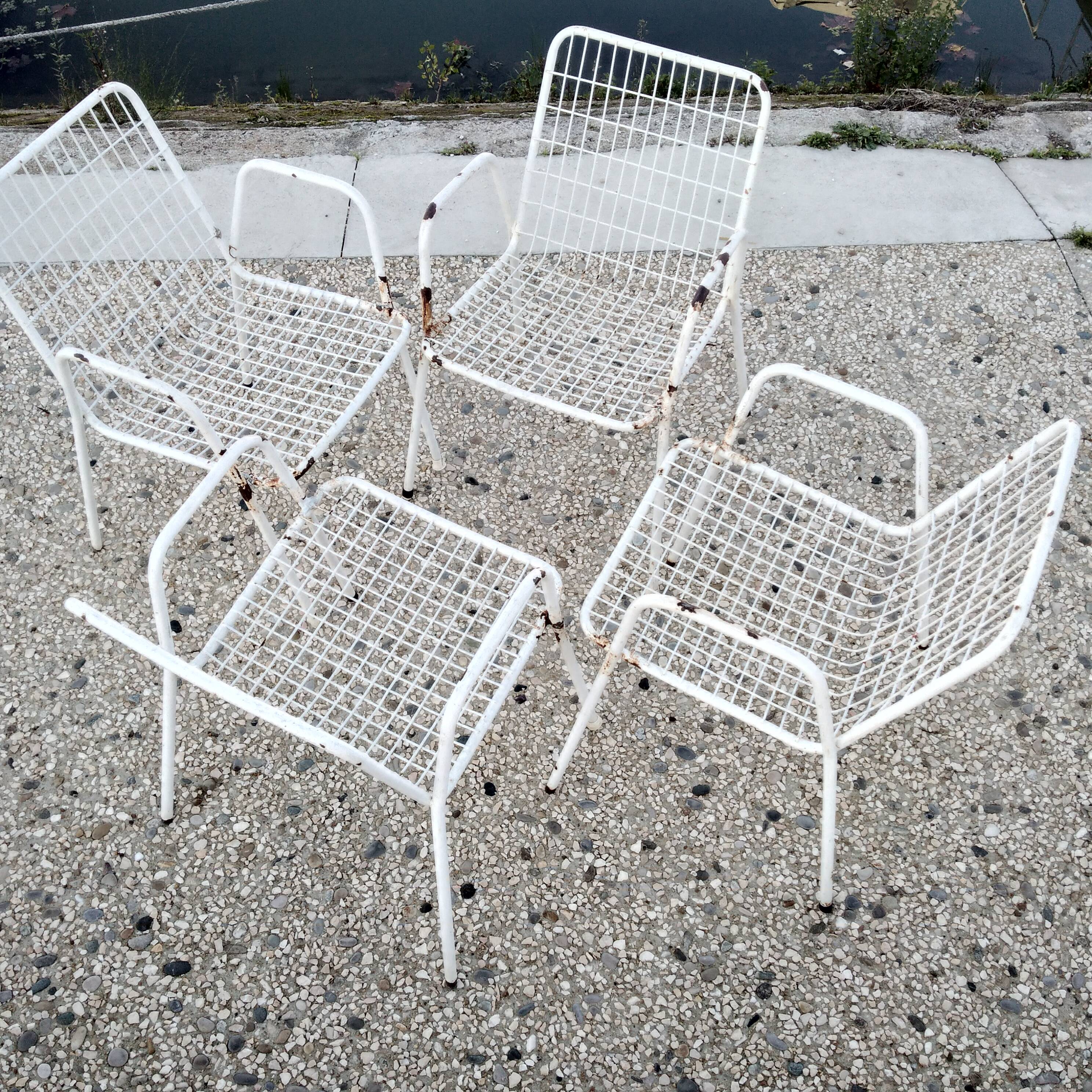 4 chairs EMU Rio 1965