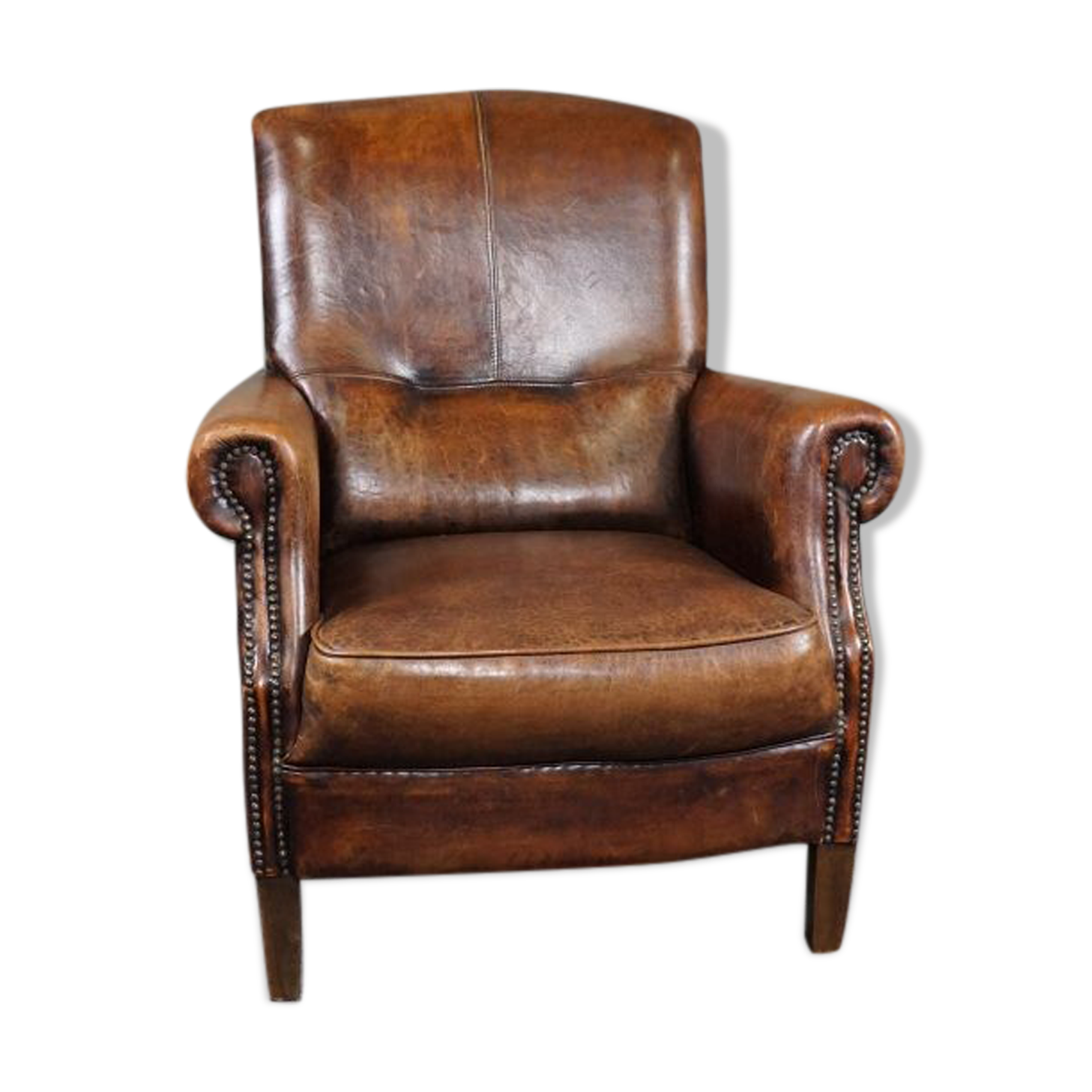 Sheepskin armchair