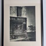 Rémy Duval – Rue des Deux Ponts, photoengraving from 1946 – Framed under glass 32 x 42 cm