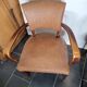 Pair of skai bridge armchairs