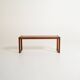 Banc en teck scandinave, années 1960