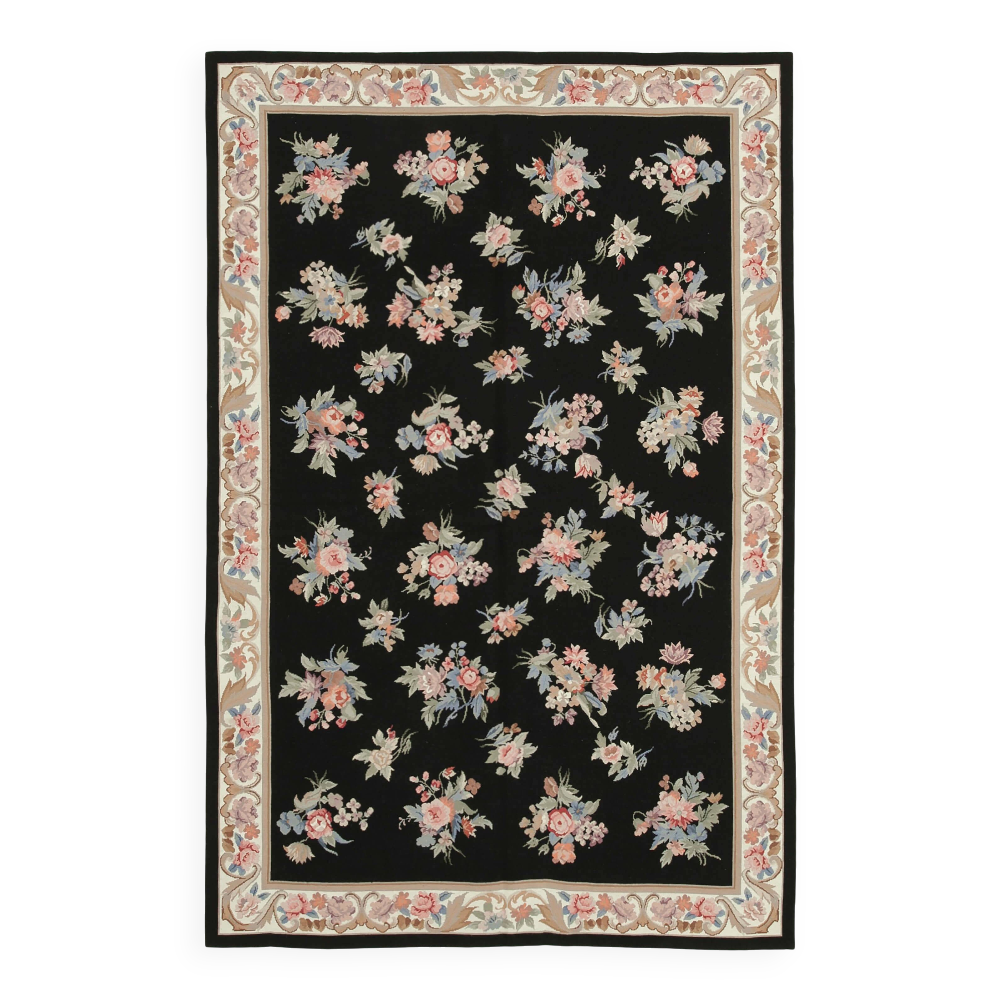 Handmade Vintage Flatweave Needlepoint Kilim 180 cm x 275 cm