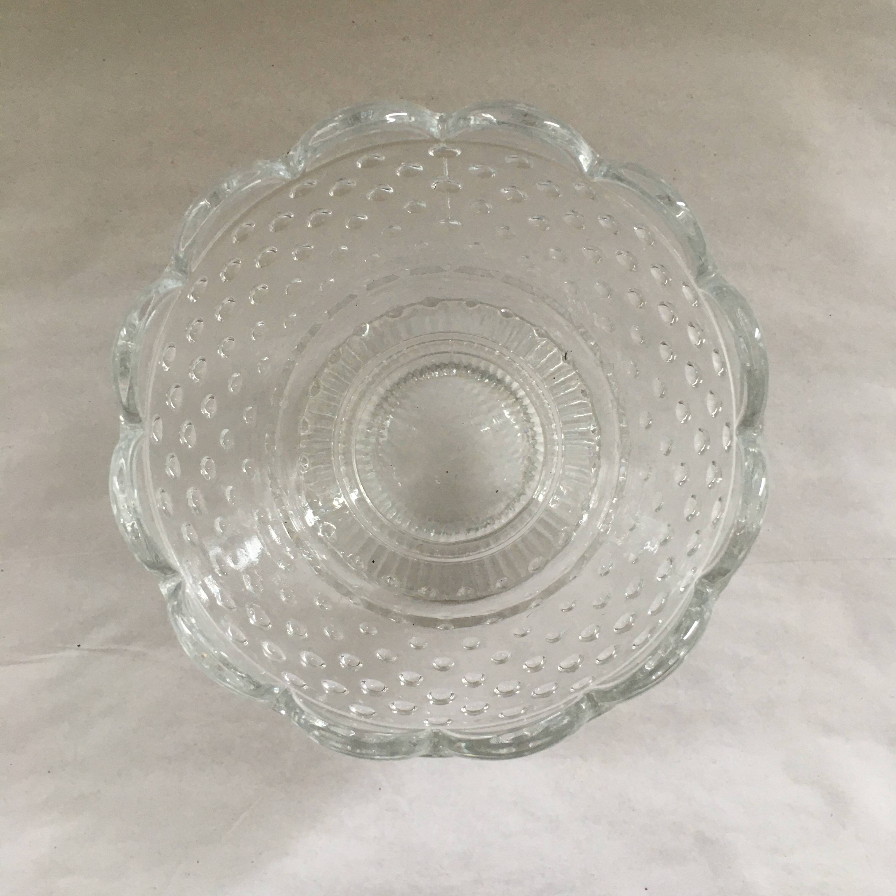 Coupelle à picots en verre