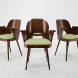 1960s Set of Four Oswald Haerdtl Dining Chairs, Czechoslovakia