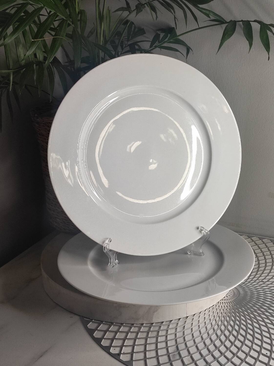 Oxford porcelain dinner plates