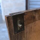 English sideboard in blond oak 1950