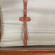 Ensemble de trois valises en cuir vintage