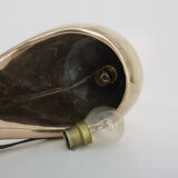 Solid gilded bronze lamp 50s