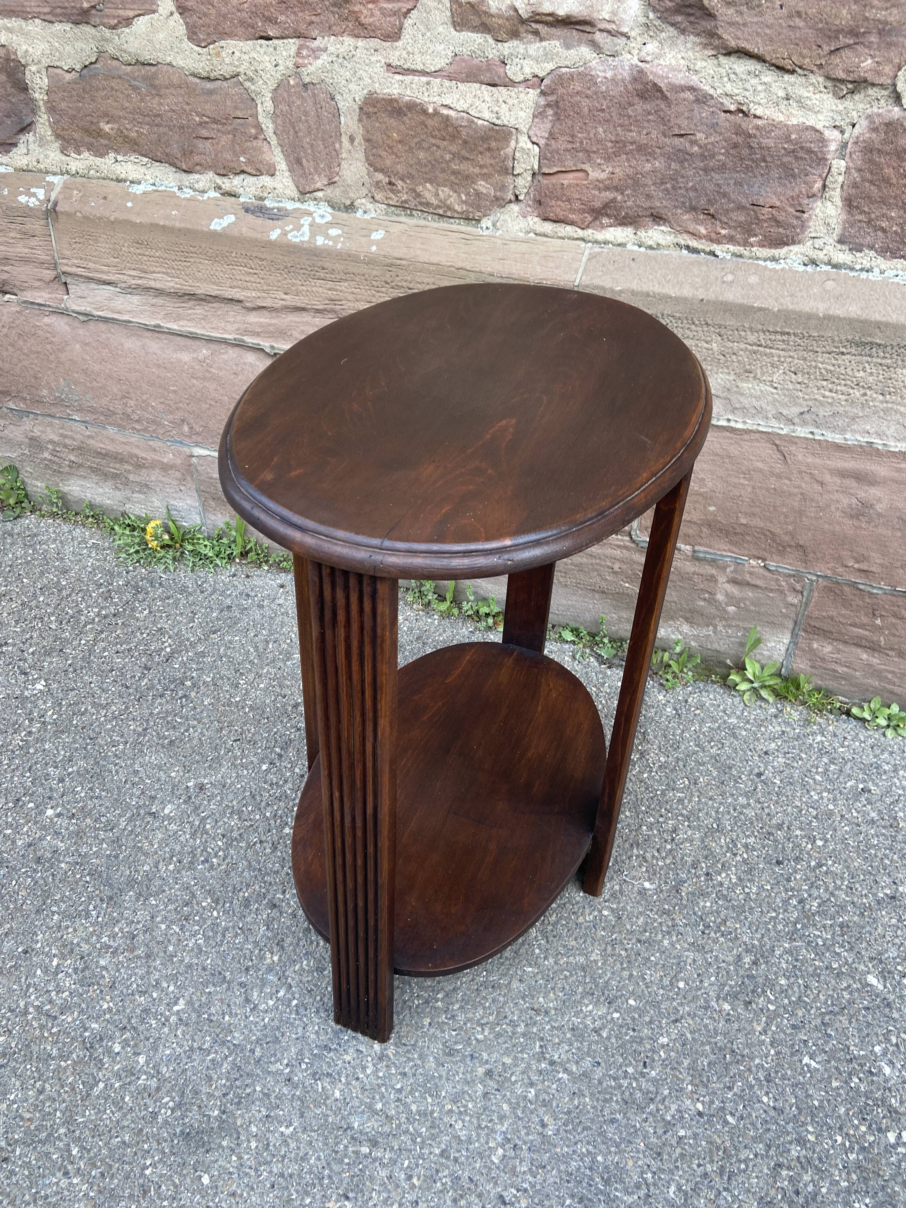 Art Deco pedestal table 1950