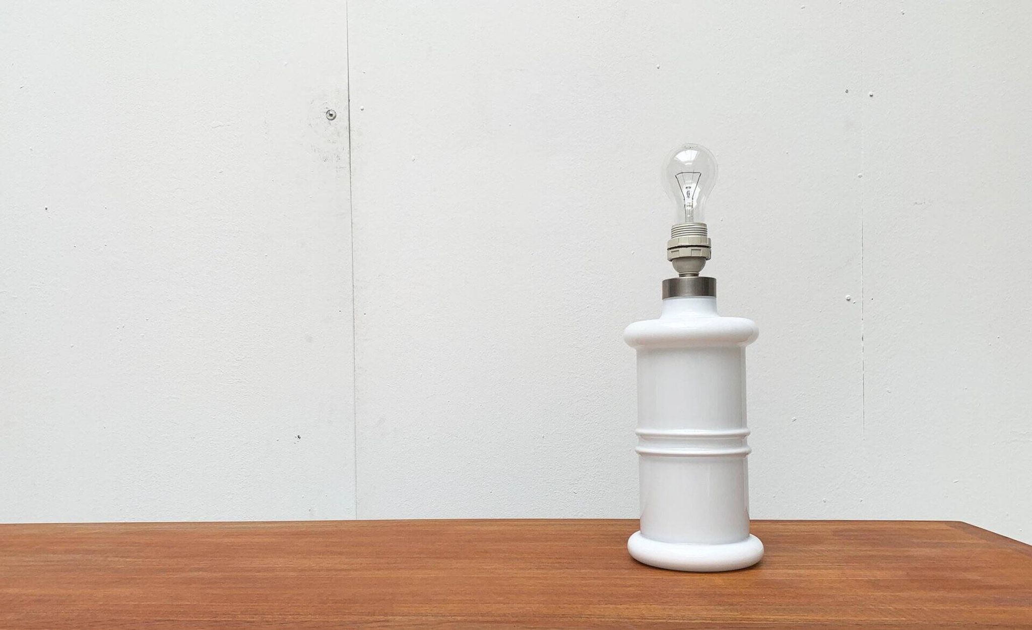 Lampe de table Apoteker en verre danoise vintage par Sidse Werner pour Holmegaard