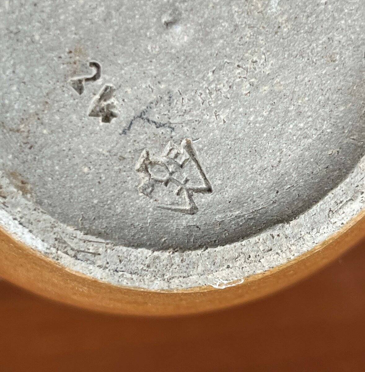 Minimalist vase from East German workshop by Paul Eydner, Waldenburg, 1960s.