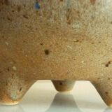 Tripod pitcher in glazed ceramic, signed Périgord pottery, 1950s/1960s