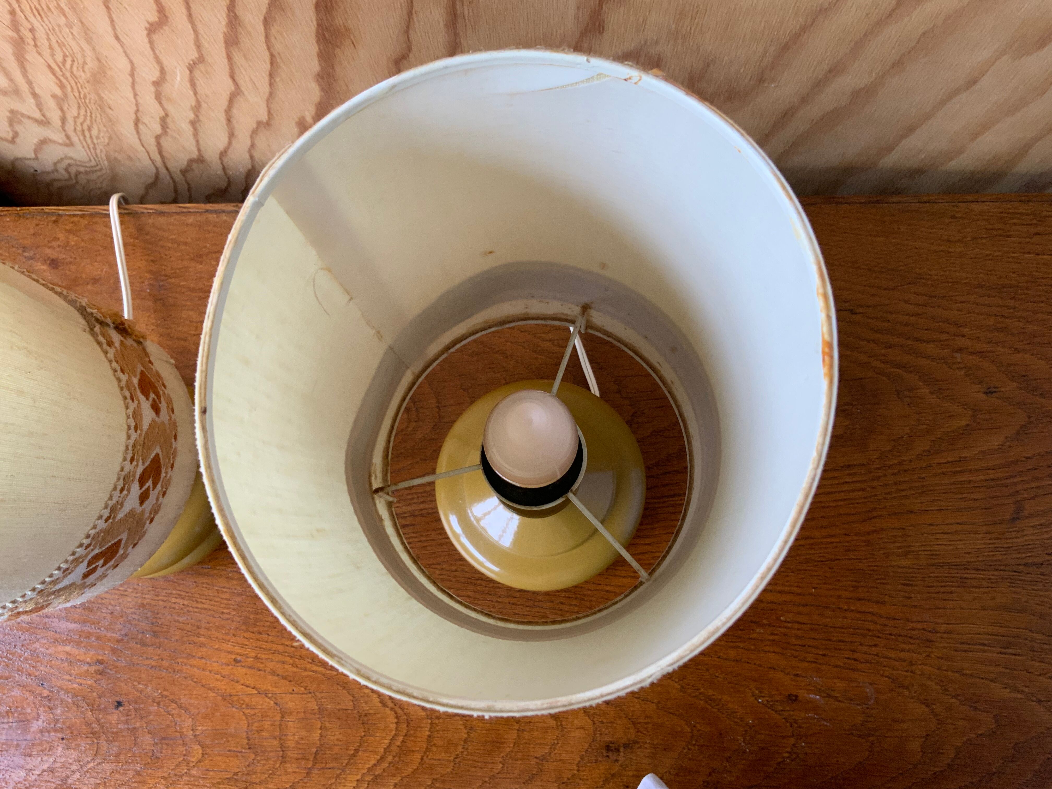 Pair of bedside lamps