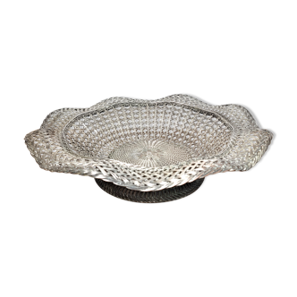 Silver metal basket