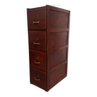 Professional furniture document filing cabinet with wooden drawers