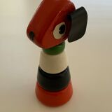 Jouet en bois à empiler chien