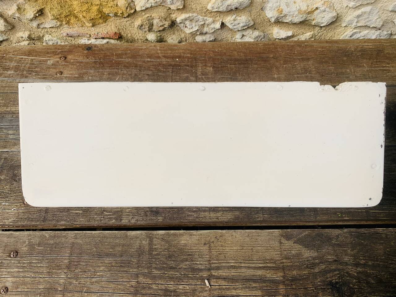 Pair of vintage garden wall shelves, circa 40's/50's