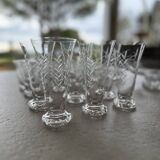 DAUM crystal glass set, KIM EPIS collection - 1950s