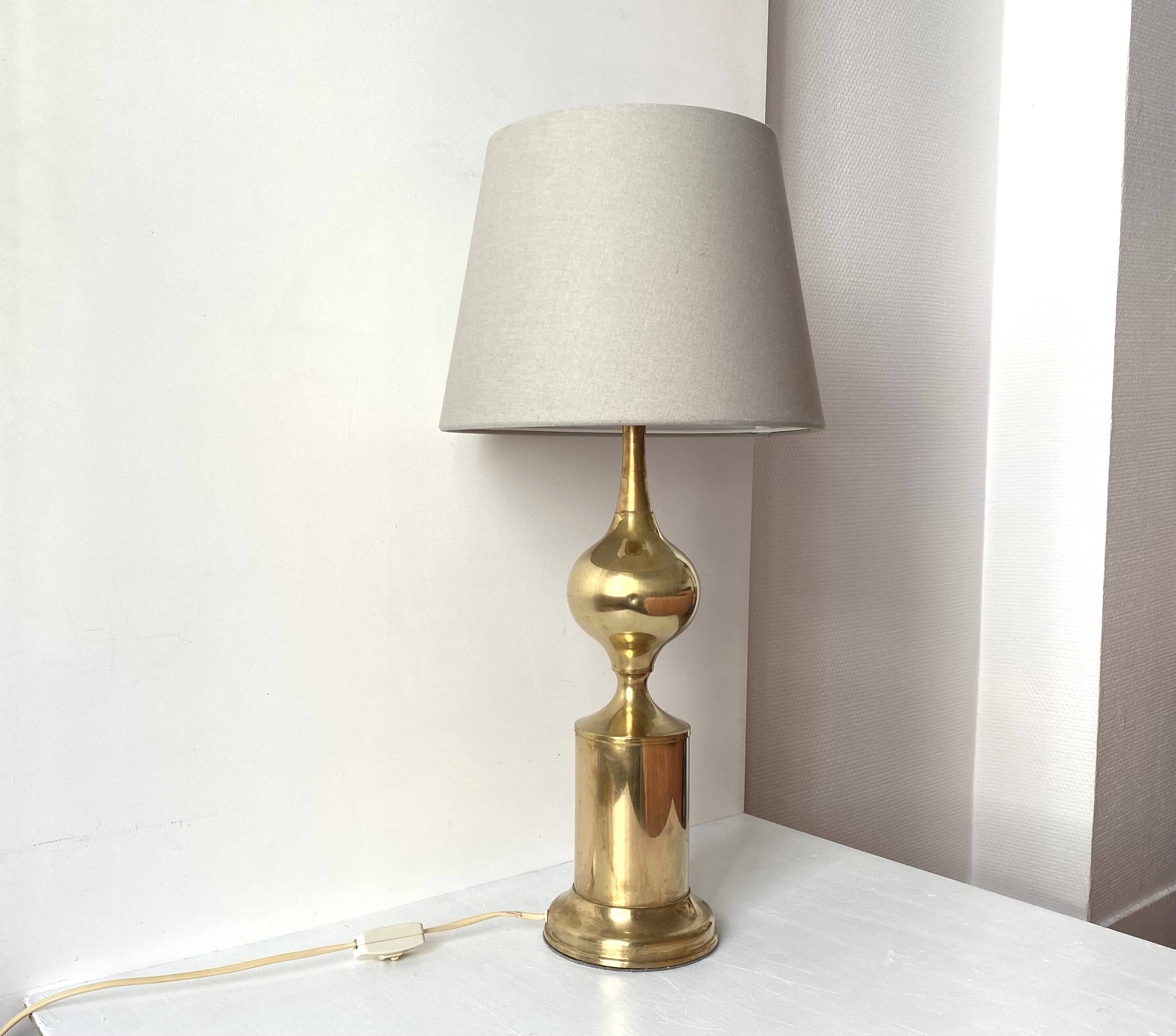 Grande lampe boule Bankamp Leuchten années 60