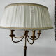 Vintage brass tripod floor lamp