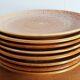 8 Niderviller Fauve dinner plates