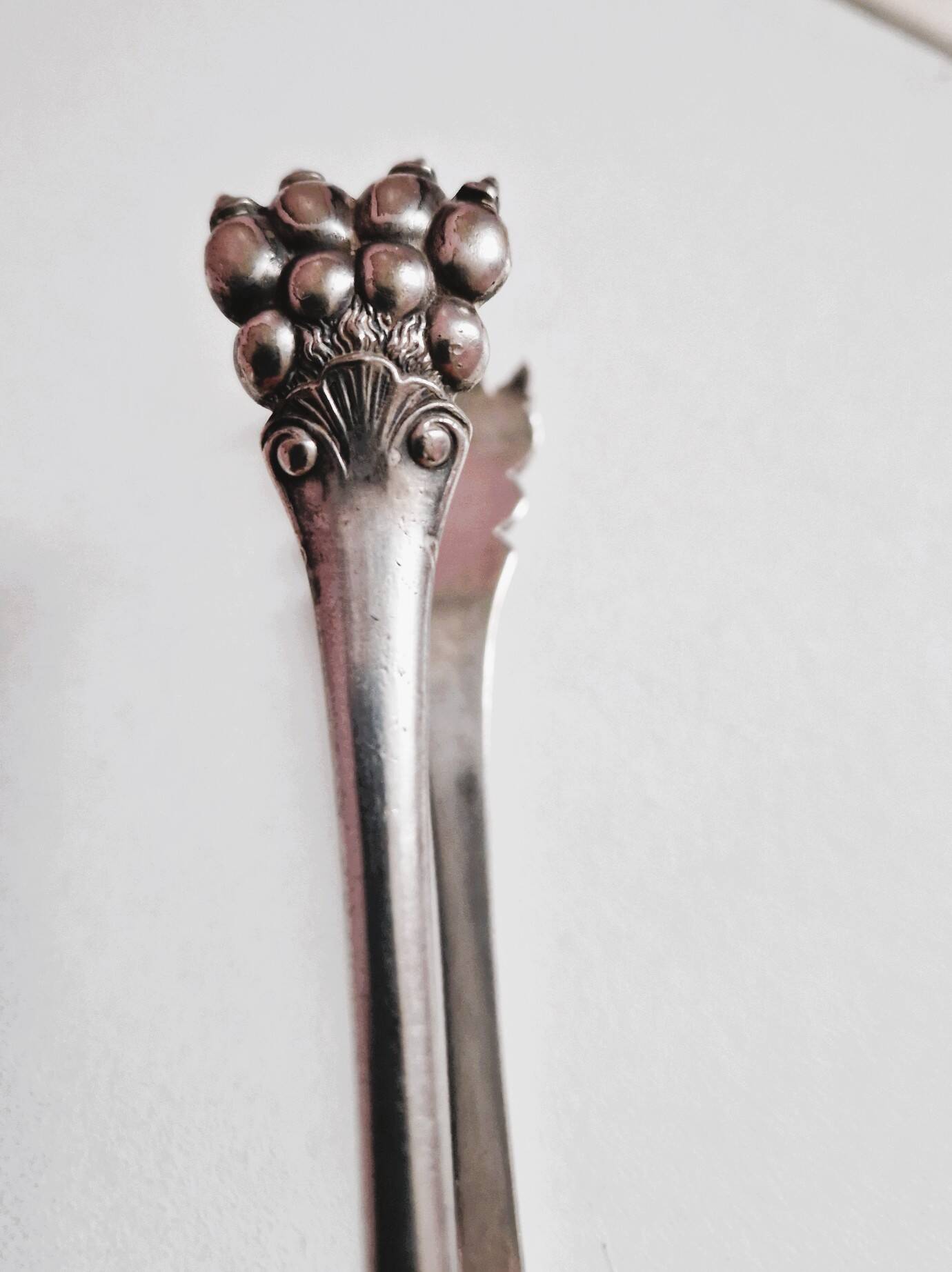 Silver-plated sugar tongs by Cristofle