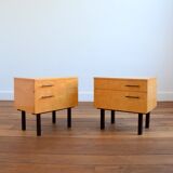 Pair of vintage bedside tables 1960s