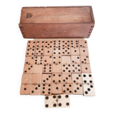 Old wooden domino game
