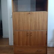 Brissac secretary in satin mahogany – French design from the 1960s.