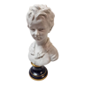 Buste d'enfant, porcelaine de Limoges, Houdon