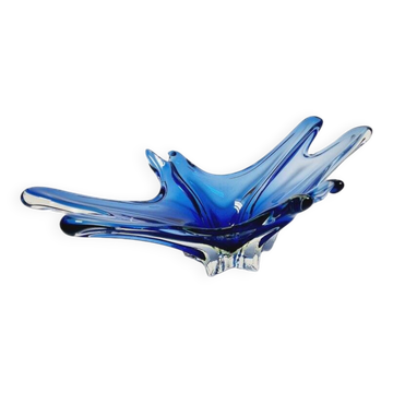 Coupe à fruits en verre de Murano postmoderne, Italie, années 1950