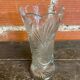 Vintage 1970s Moulded Glass Vase Made in Germany