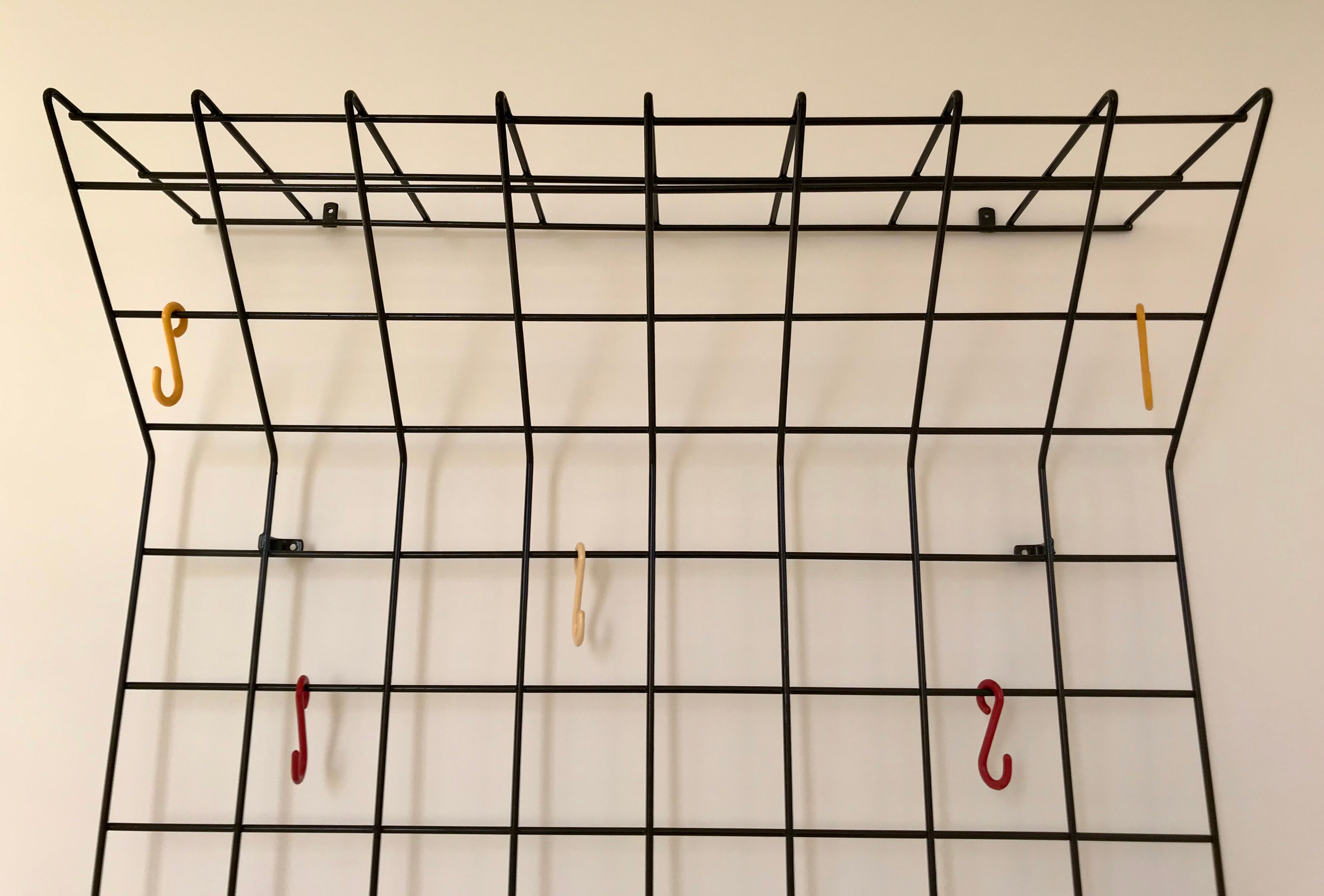 Wall doorpiece grid by Karl Fichtel for Drahtwerke Erlau A.G.Aalen, Germany 50s