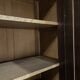 Mirror wardrobe from the late 19th century – painted bird's-eye maple