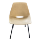 A barrel chair by Pierre Guariche, Steiner, vintage beige fabric from the 1950s.
