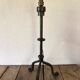 Brutalist wrought iron lamp base