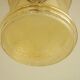 Ancient lantern of the 50s golden glass