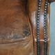 Sheepskin wingback chair in good condition