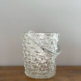 Glass ice bucket