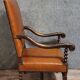 Important antique Louis XIII style office chair, 19th century