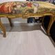Banquette vintage style louis xv