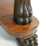 Empire demi lune sphinx console table