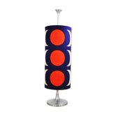 Porte-manteaux pivotant avec motifs géométriques des années 60